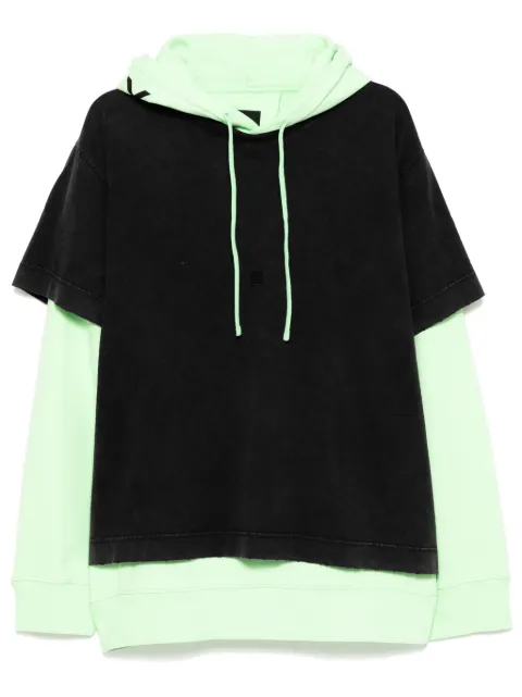 Givenchy layered hoodie Grey CNK0K34YDC