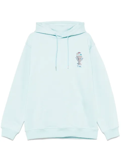 Drôle De Monsieur Vase hoodie Blue HO174CO127
