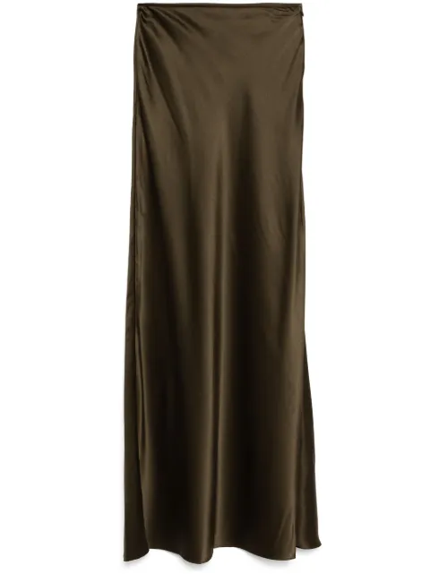 STAUD Odin maxi skirt Green R25R6130SN