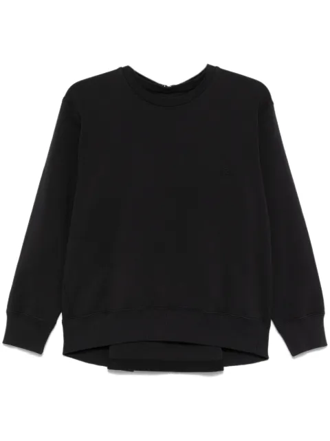 MM6 Maison Margiela numbers-embroidered sweatshirt Black S52GU0240M25012