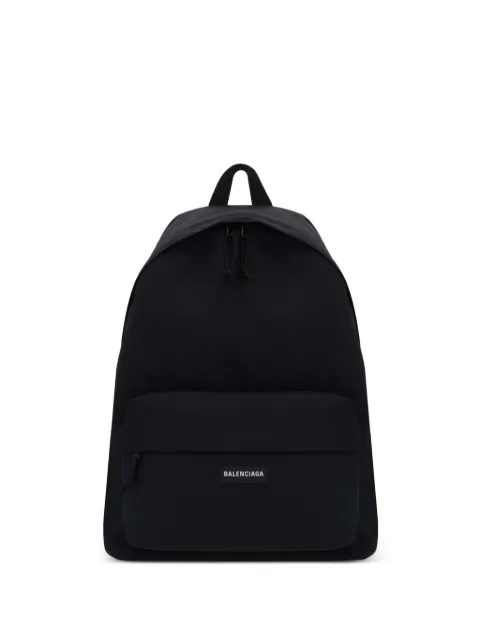 Balenciaga logo backpack Black 5032212VZ37