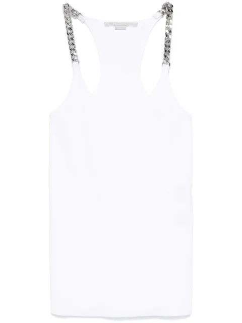 Stella McCartney chain-straps tank top White 6J03533SPZ67