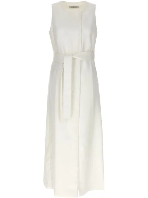 Max Mara Aureo maxi waistcoat White AUREO001