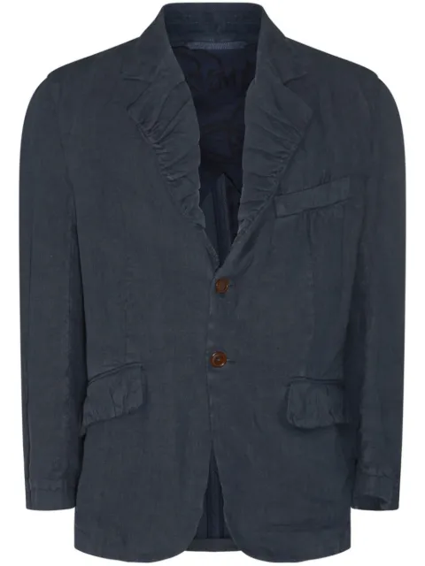 Vivienne Westwood gathered lapels blazer Blue 34010008W00SI