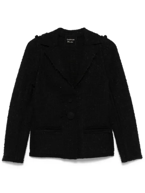 Lanvin Pre-Owned 2010s bouclé jacket Black LA350BF
