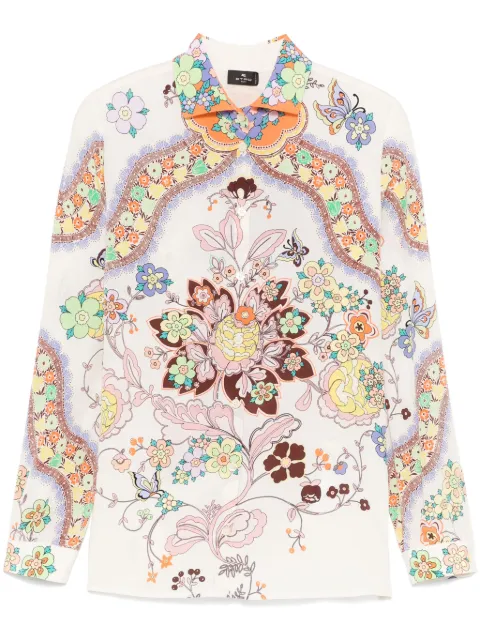 ETRO floral-print shirt Neutrals WRIA0019AK776