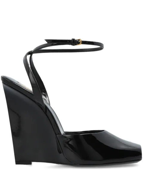 Saint Laurent 110mm La Scandale sandals Black 8060391TV00