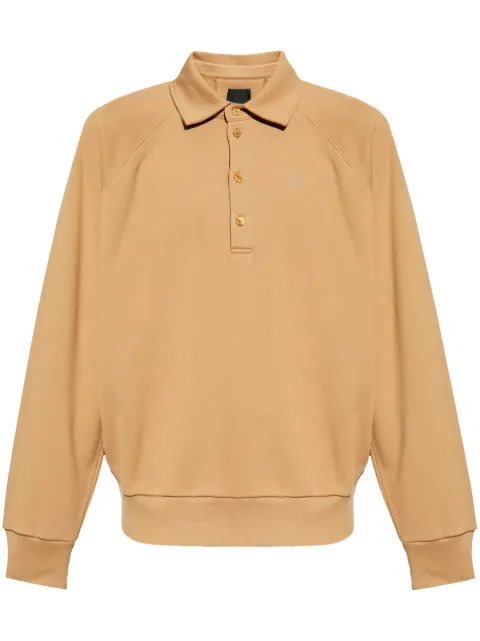 Givenchy logo-embroidered polo shirt Neutrals BMJ0M53YCD