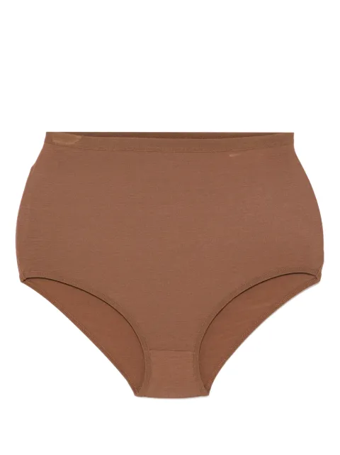 Baserange high-waisted briefs Brown UNHWBL000PV25