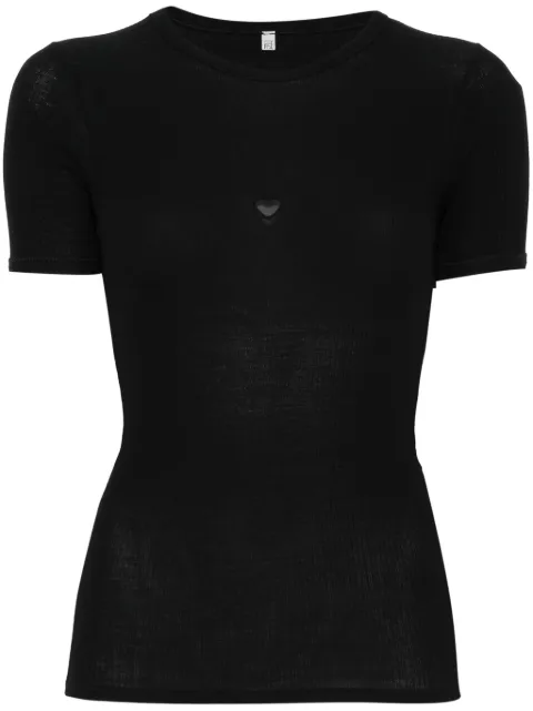 Baserange Heart T-shirt Black TOHSRB000