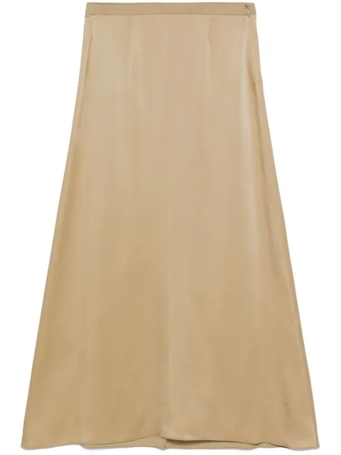 Forte Forte satin midi skirt Neutrals 13564MYSKIRT