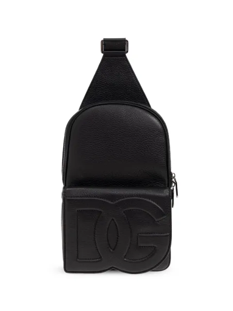 Dolce & Gabbana single-strap backpack Black BM2436A8034