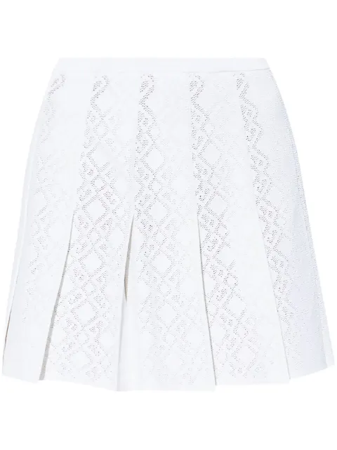 Givenchy pleated mini skirt White BW40XW4ZPN