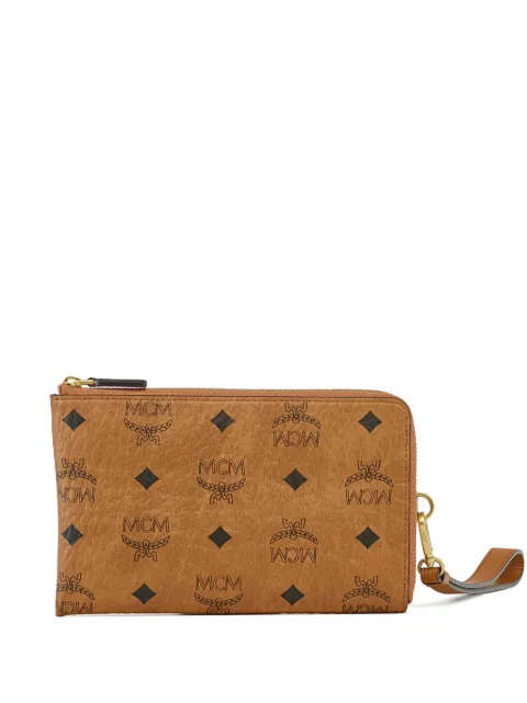 MCM Ottomar travel pouch Brown MXZFSTT04CO