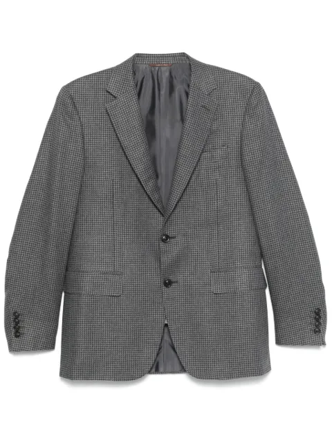 Canali houndstooth-pattern blazer Grey E11280CX04419