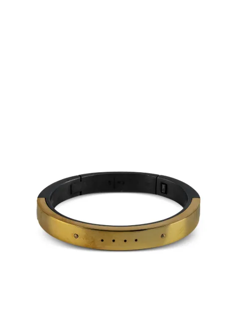 Parts of Four sterling silver and 18K gold-plated Sistema bracelet Gold 8077KAYG