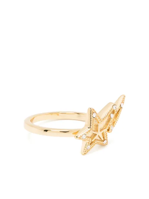 A BATHING APE® signature Star Bolt motif ring Gold BPYGDL202306L