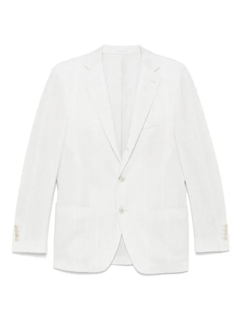 Eleventy notched-lapels bazer Grey K70GIAI01BTCCTES0K039