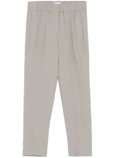 Brunello Cucinelli crepe trousers Grey MA029P1673C3177