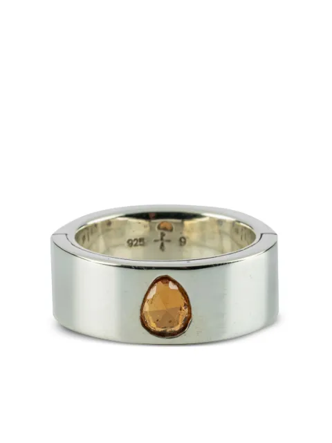 Parts of Four sterling silver Sistema sapphire ring Silver 17374PASAF