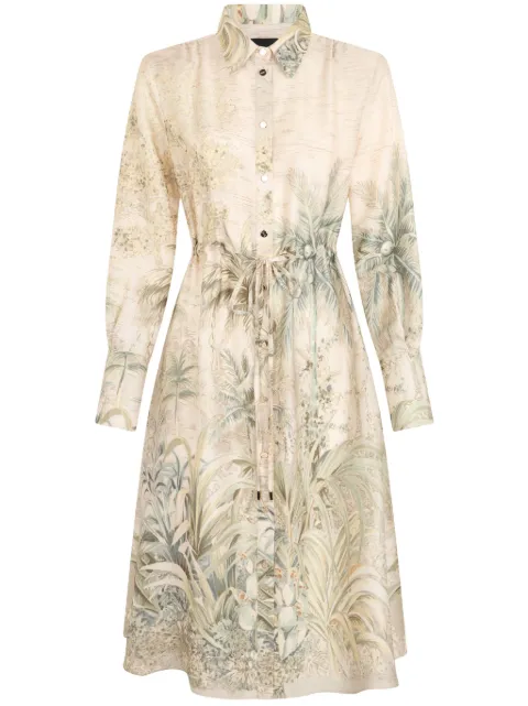LIU JO floral-print midi dress Neutrals CA5351TS531