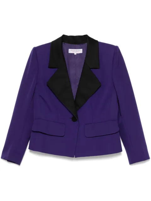 Saint Laurent Pre-Owned 1980s wool blazer Purple SA600BA