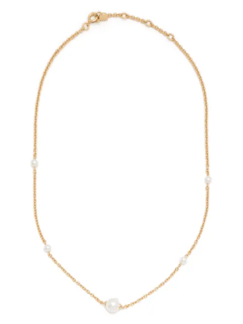 A BATHING APE® signature Star Bolt motif necklace Gold BPYGDL202312L