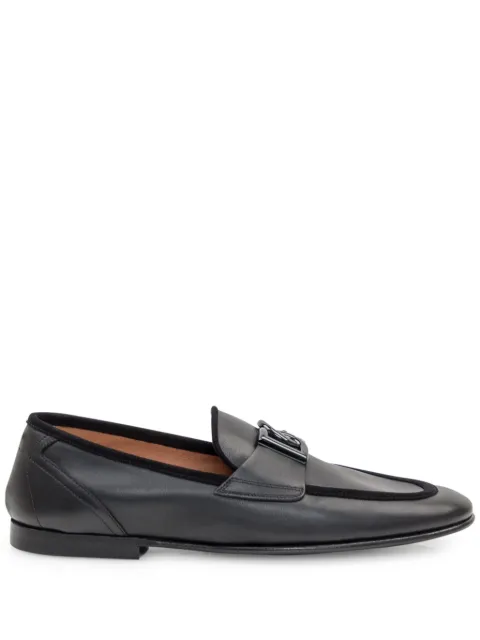 Dolce & Gabbana calfskin loafers Black A50462A6O70