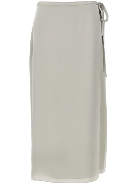 Theory CL wrap skirt Grey O1102303B6M