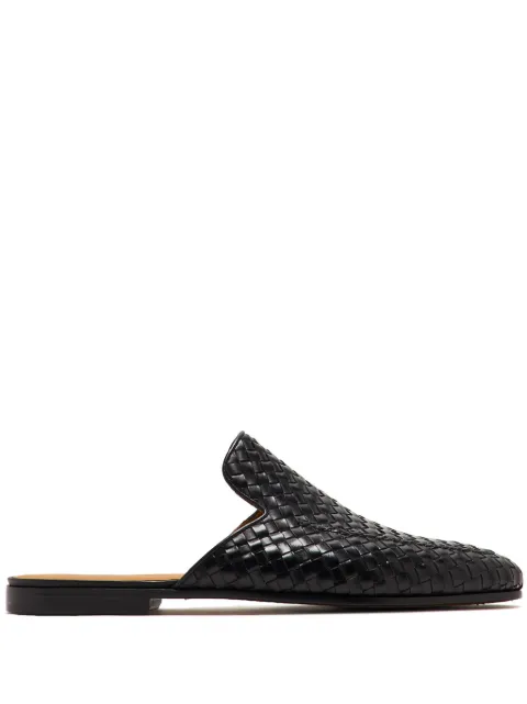 Magnanni leather slippers Black 24477