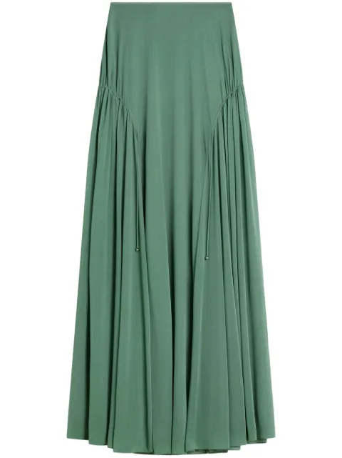 Lanvin jersey maxi skirt Green RWST00366033P25