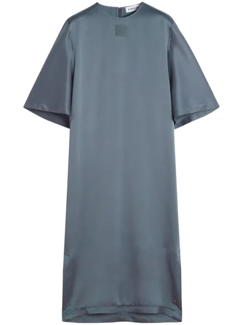 Lanvin satin dress Grey RWDR00413421P25