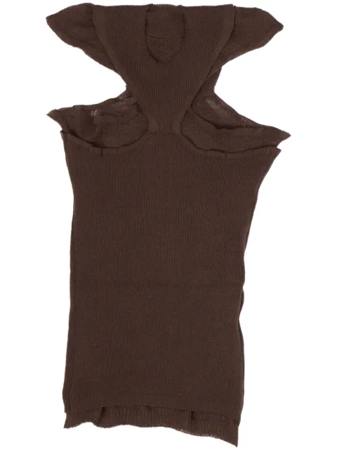 Isa Boulder Hangers tank top Brown WTP109A