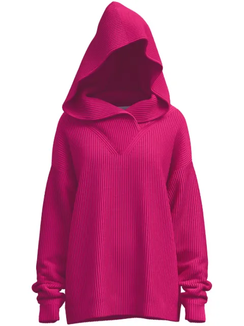 Maccapani knitted hooded jumper Pink 25EM2M0AO00MI007