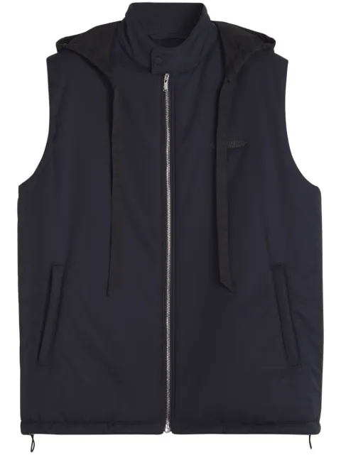 Lanvin detachable-hood gilet Blue RMOU00705883P25