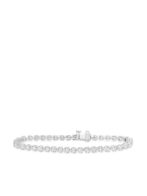 Jewels Aficionado 18K white gold Mini Luce diamond bracelet Silver JAB38DWG