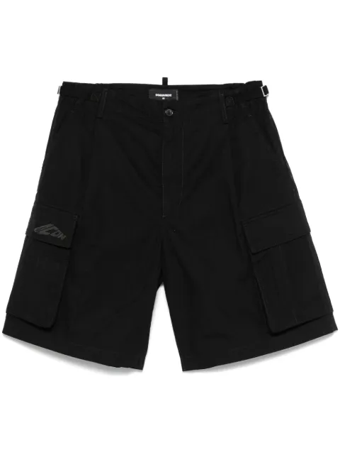 DSQUARED2 ripstop cargo shorts Black S79MU0074D35224