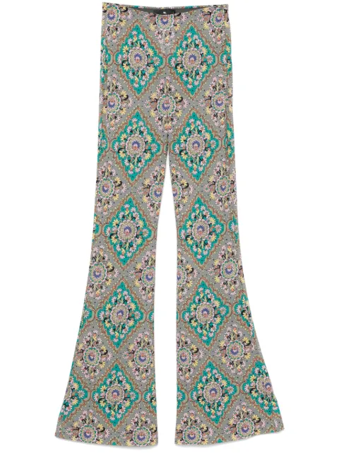 ETRO floral-print trousers Grey WREA002699IA443