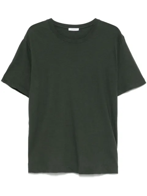 Boglioli slub-texture T-shirt Green 91410TSB5804