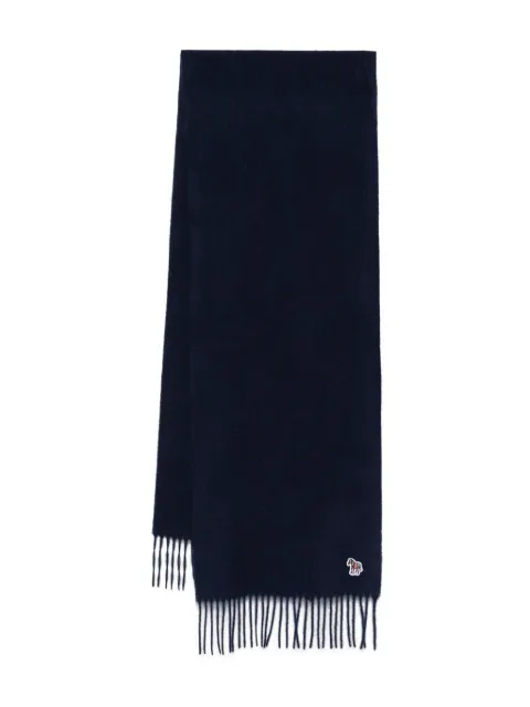 Paul Smith zebra-embroidered scarf Blue M1A150KPZEBRA