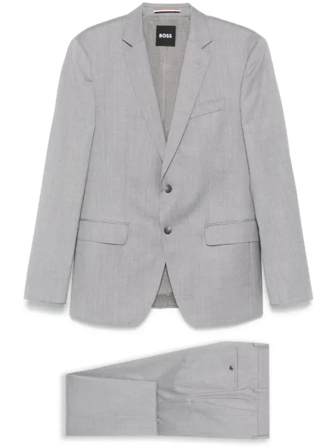 BOSS virgin wool suit Grey 50479561