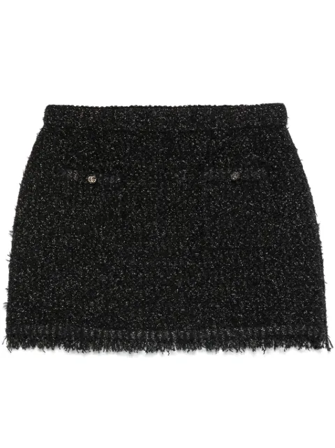 Gucci lamé mini skirt Black 811556XKEDT