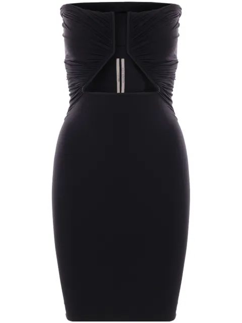 Rick Owens Prong mini dress Black RP01E7530JN
