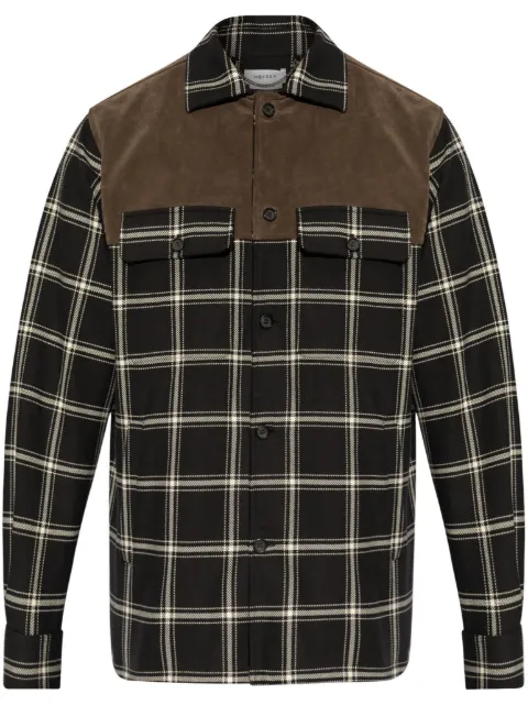 Alexander McQueen checked shirt Brown 809332QTADB
