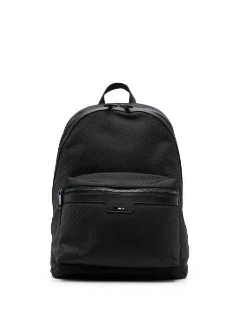 BOSS backpack with logo and signature stripe Black 50536170
