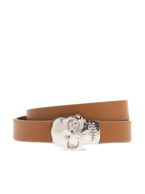 Alexander McQueen skull-appliqué bracelet Silver 8166761A0UM