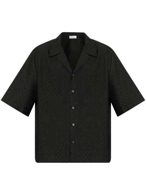 Alexander McQueen patterned shirt Black 814693QRABU