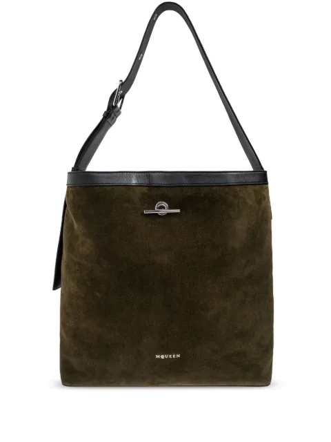 Alexander McQueen suede tote bag Green 8151861AAUK3391