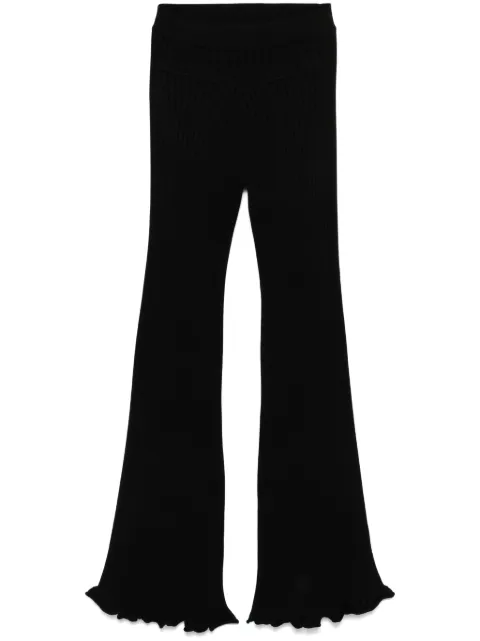 Rabanne ribbed trousers Black 25PMPA007ML0309