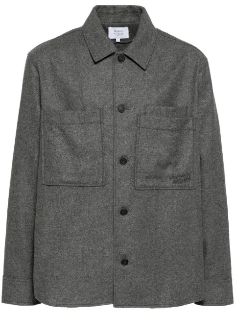 Maison Kitsuné flannel shirt jacket Grey MM00401WT0032H150